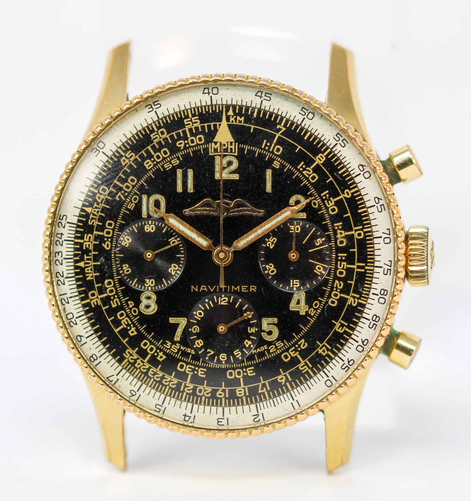 Vintage Breitling Navitimer Chronograph Wristwatch (1 of 6)