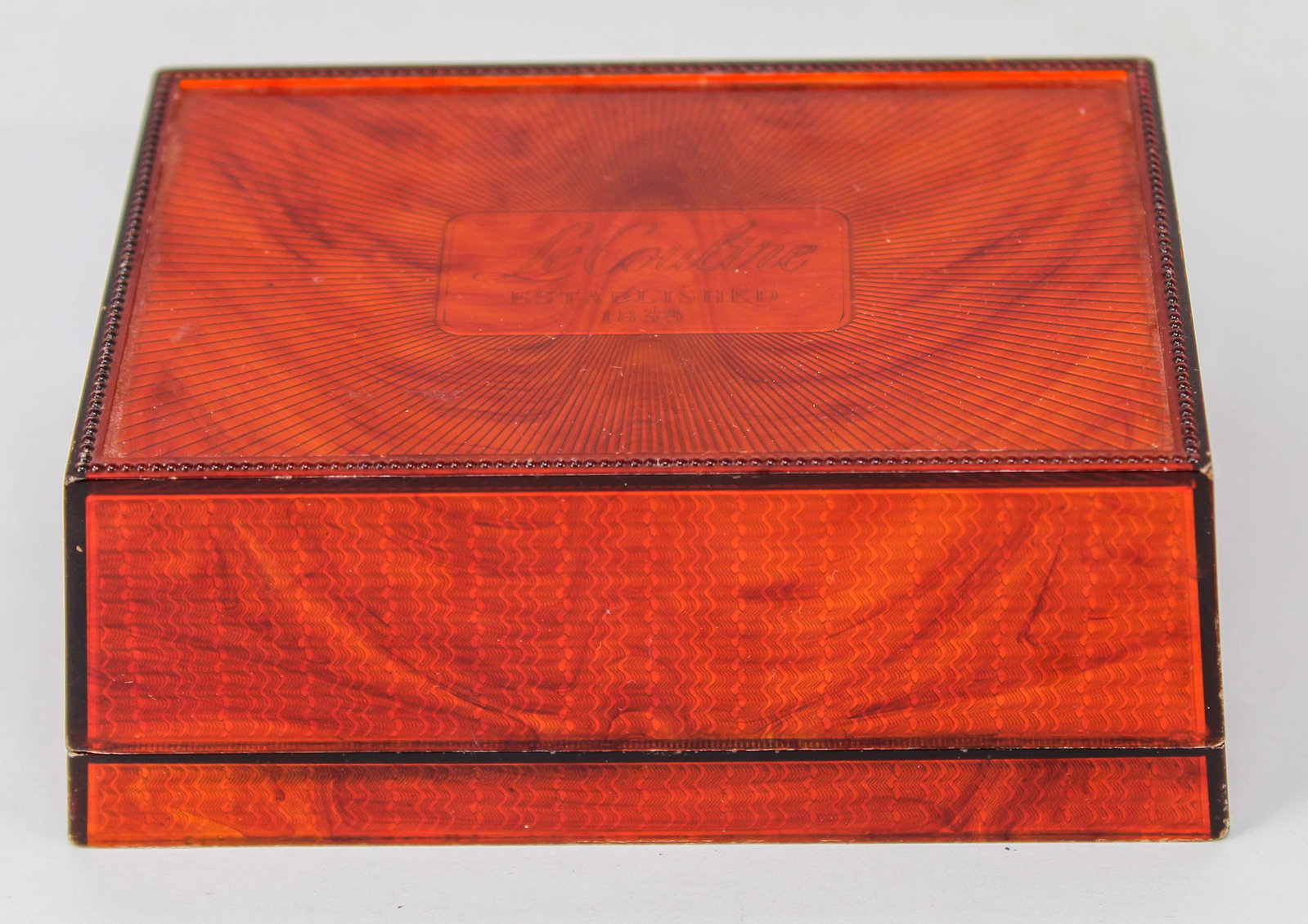 Vintage LeCoultre Watch Box: Vintage LeCoultre Watch Box. Watch accessory. PLEASE NOTE: all wristwatches are sold "as-is", with no mechanical warranty or guarantee. Any representation as to functionality is strictly a courtesy. P