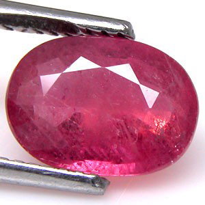 GENUINE RUBY = 1.10 CARATS! NATURAL GEMSTONE: This GENUINE NATURAL OVAL RUBY weighs 1.10 CARATS! It measures 7 x 5 x 3mm and it has Good luster.