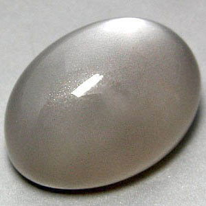 GENUINE MOONSTONE = 5 CARATS!! OVAL GEMSTONE: This GENUINE NATURAL GRAY MOONSTONE is OVAL in shape and it weighs 5.00 CARATS! It is Cabochan Cut and it measures 14 x 9.5 x 4.5mm and it has Good Luster.
