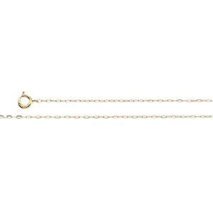 14K GOLD NECKLACE 20 INCH CHAIN CABLE: This 14k Yellow GOLD Cable CHAIN and NECKLACE is 20 inches in length and it is .50mm thick. It is an ideal chain for your Pendants.