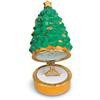 PORCELAIN CHRISTMAS TREE RING BOX & ORNAMENT!: This Porcelain Christmas Tree looks like an Ornament, but it is really a Ring Box! It is 4 inches tall and 2 inches wide. This is a wonderful way to present a special gift!