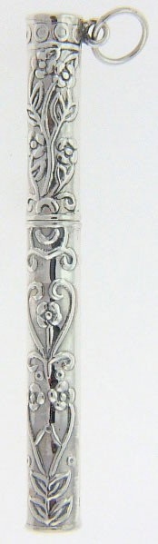 ANTIQUE STYLE STERLING SILVER SEAM RIPPER SEW: Sterling Silver Vintage STYLE Ornate Seam Ripper.This Antique Style Ornate Seam Ripper is new and a quality sterling silver antique and collectible reproduction.