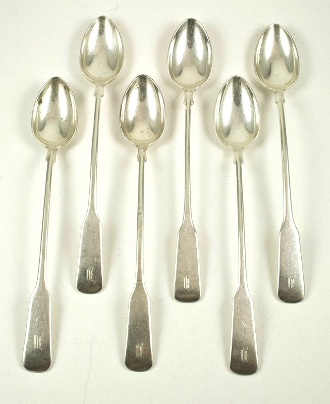 6 ICED TEASPOONS 225 GRAMS! INTERNATIONAL STERLING: This is a Vintage Set of 6 STERLING SILVER ICED TEASPOONS by WILCOX AND EVERTSEN. These Iced Tea Spoons were issued with the INTERNATIONAL Silver Co. Trademark, as were most of the Wilcox & Evertsen p
