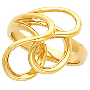 14kt Yellow Gold Freeform Ring (1 of 2)