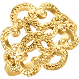 14kt Yellow Gold Granulated Ring (1 of 1)