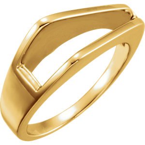 14kt Yellow Gold Freeform Ring (1 of 2)