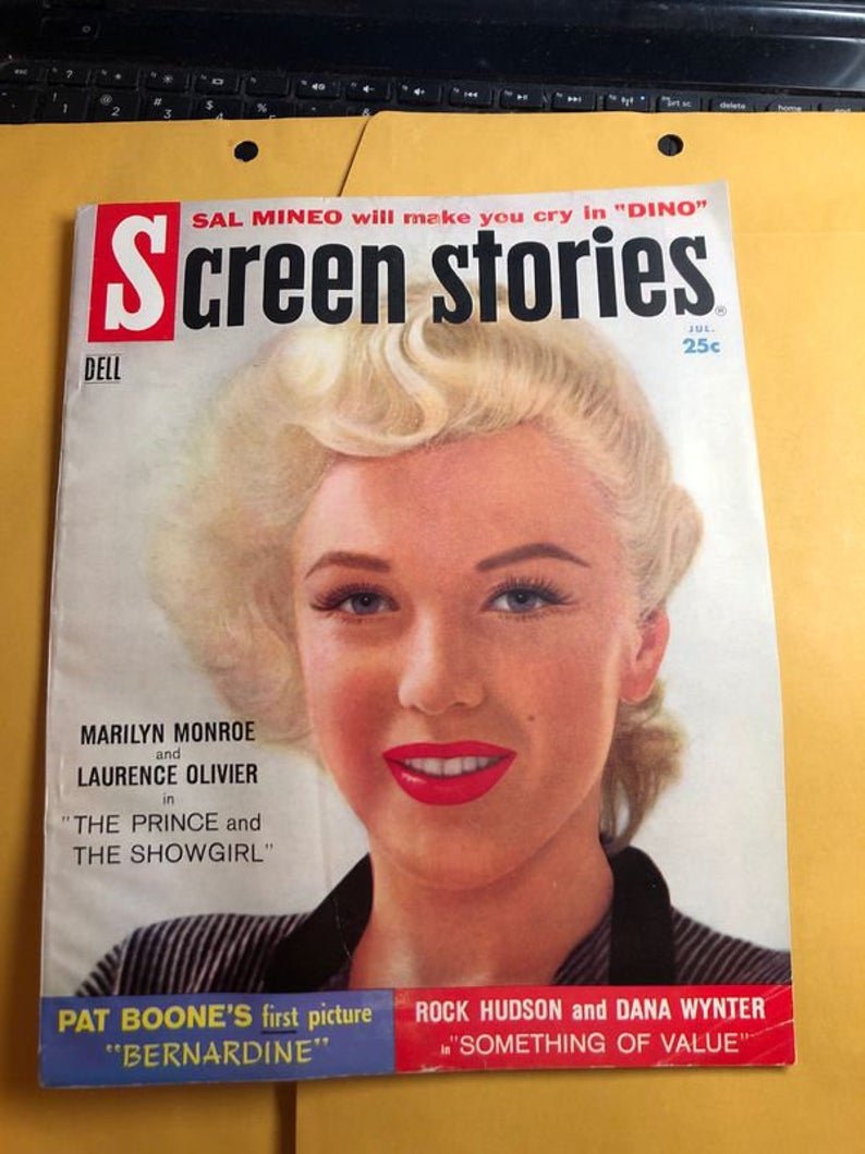 Screen Stories July 1957 Edition Marilyn Monroe Cover (1 of 8)