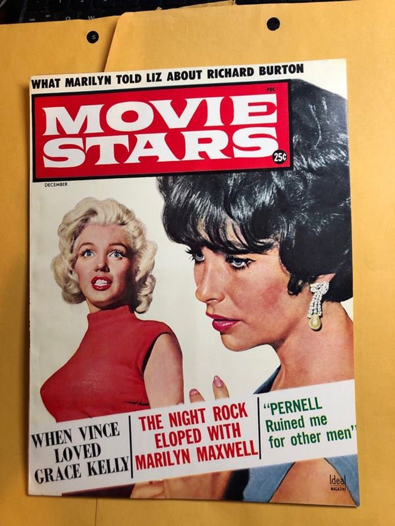 Movie Stars December 1962 Edition in Vg - Near Mint: Movie Stars December 1962 Edition in Vg - Near Mint Condition Magazine. No Reserve Bid & No Buyers Premium. In House Shipping Priority Mail Standard Flat Rate.