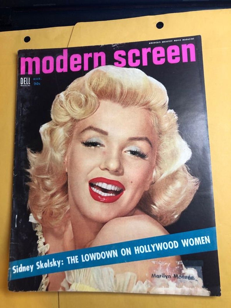 Modern Screen March 1954 Edit Magazine Marilyn Monroe (1 of 3)