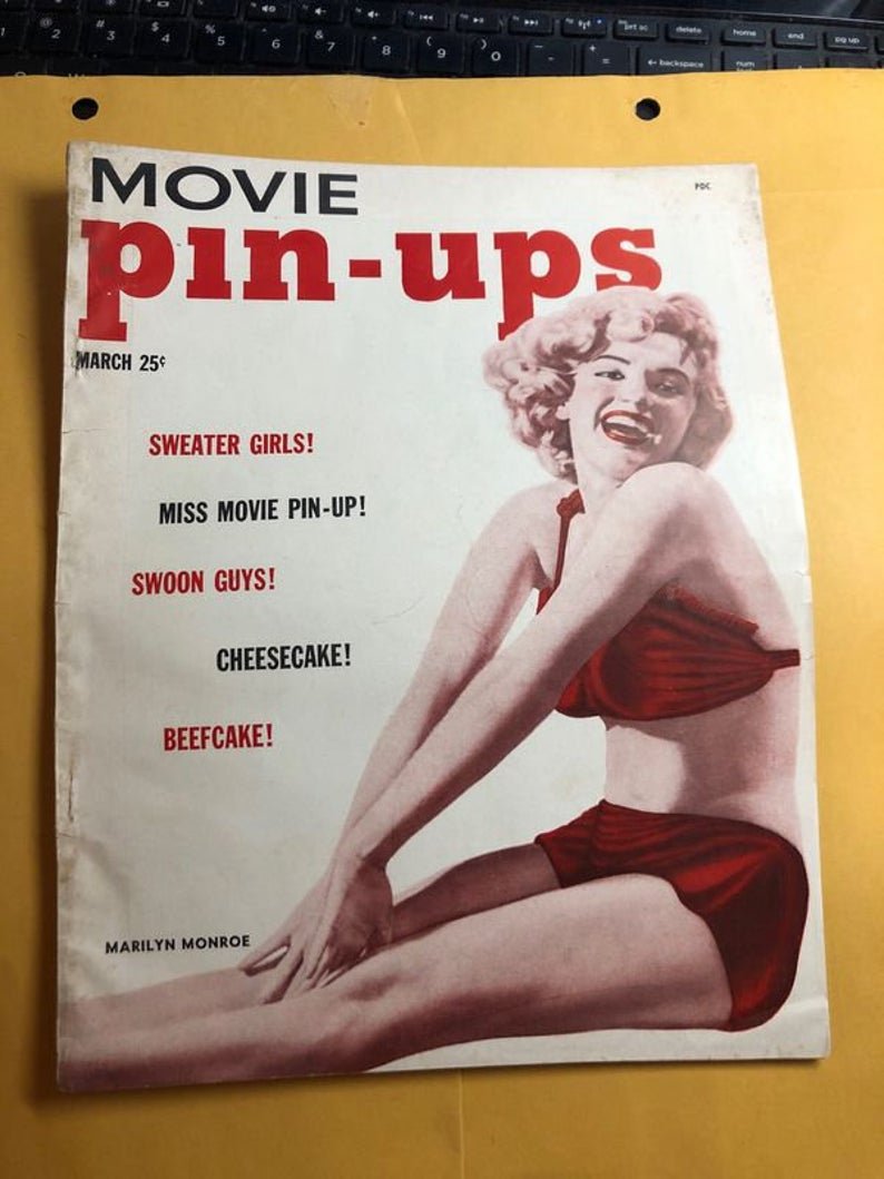 Movie Pin-Ups Magazine March 1952 Marilyn Monroe Cover (1 of 3)