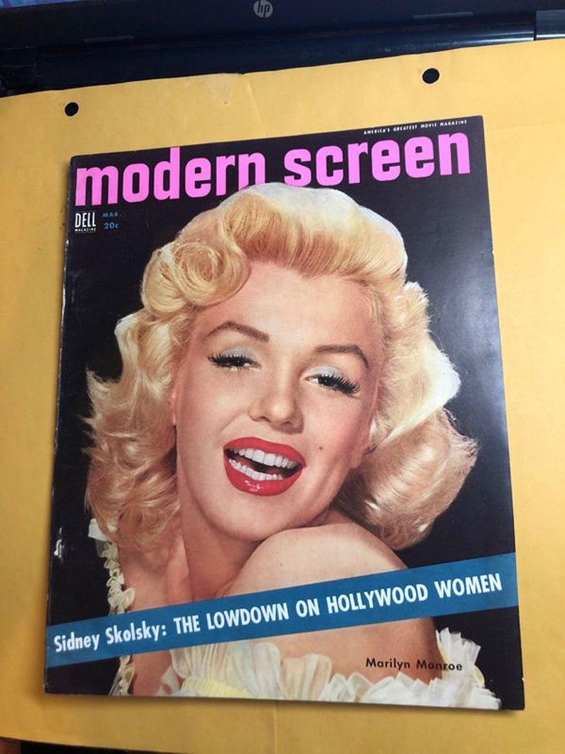 Modern Screen March 1954 Edit Magazine Marilyn Monroe (1 of 6)