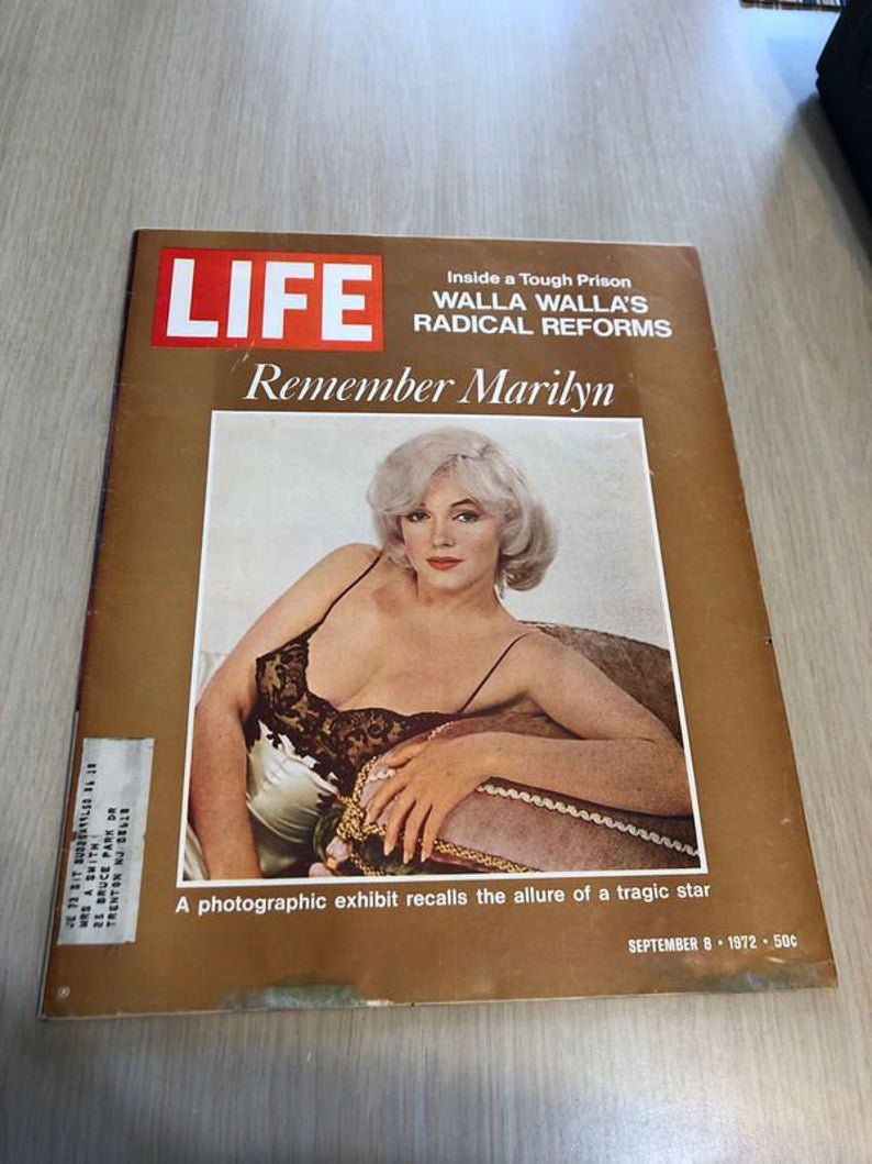 Life September 8, 1972 Edition Magazine Marilyn Monroe (1 of 8)