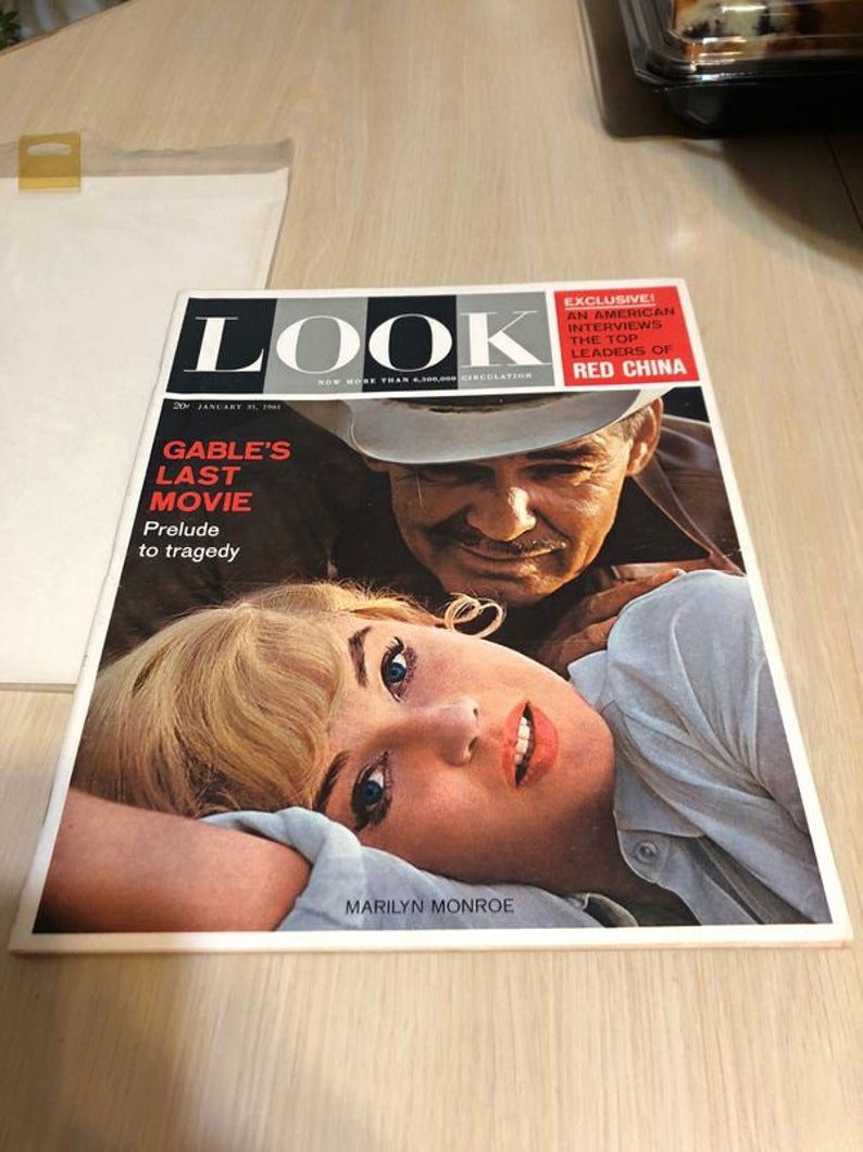 Look January 31, 1961 Edition Gable & Marilyn Monroe (1 of 10)