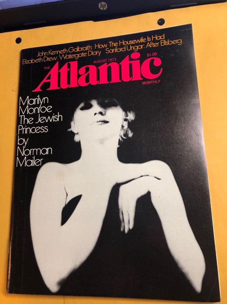 Atlantic August 1973 Edition Magazine Marilyn Monroe (1 of 2)