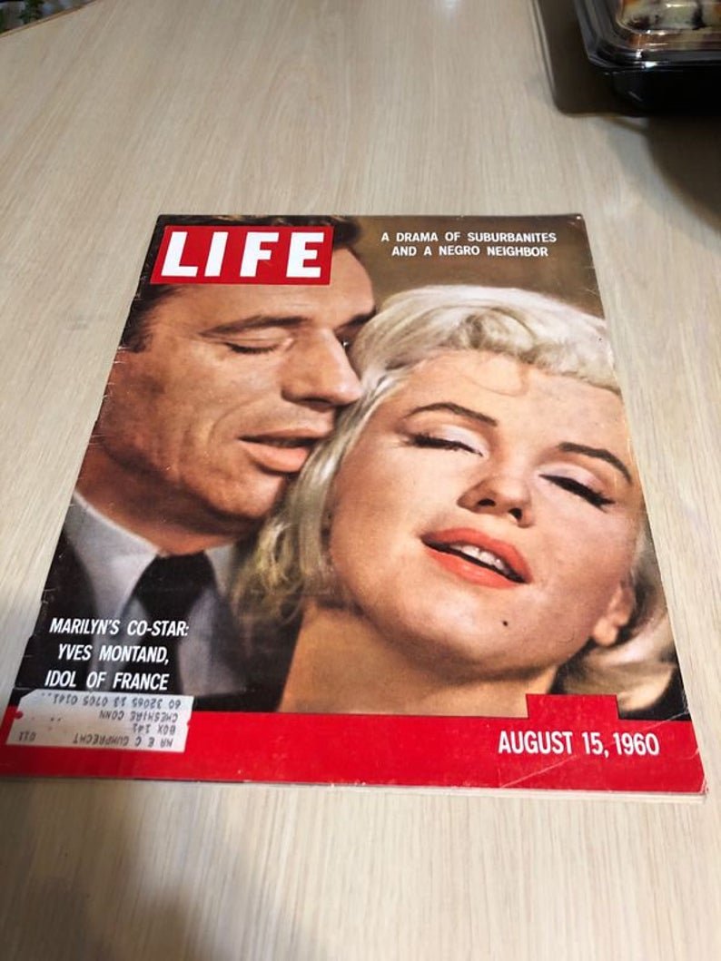 Life August 15, 1960 Edition Magazine Marilyn Monroe: Life August 15, 1960 Edition Magazine Marilyn Monroe Cover In Good Condition. No Reserve Bid & No Buyers Premium. In House Shipping Priority Mail Standard Flat Rate.