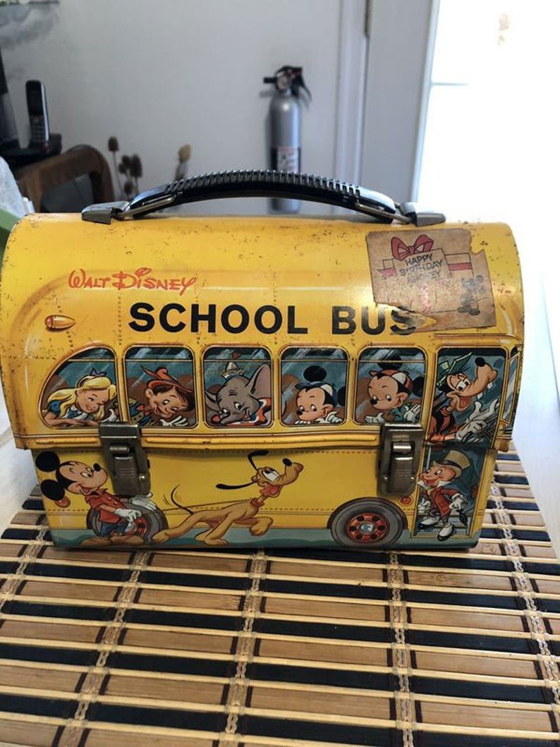 Scarce 1961 Mickey Mouse & Gang Disney Metal Lunch Box (1 of 6)