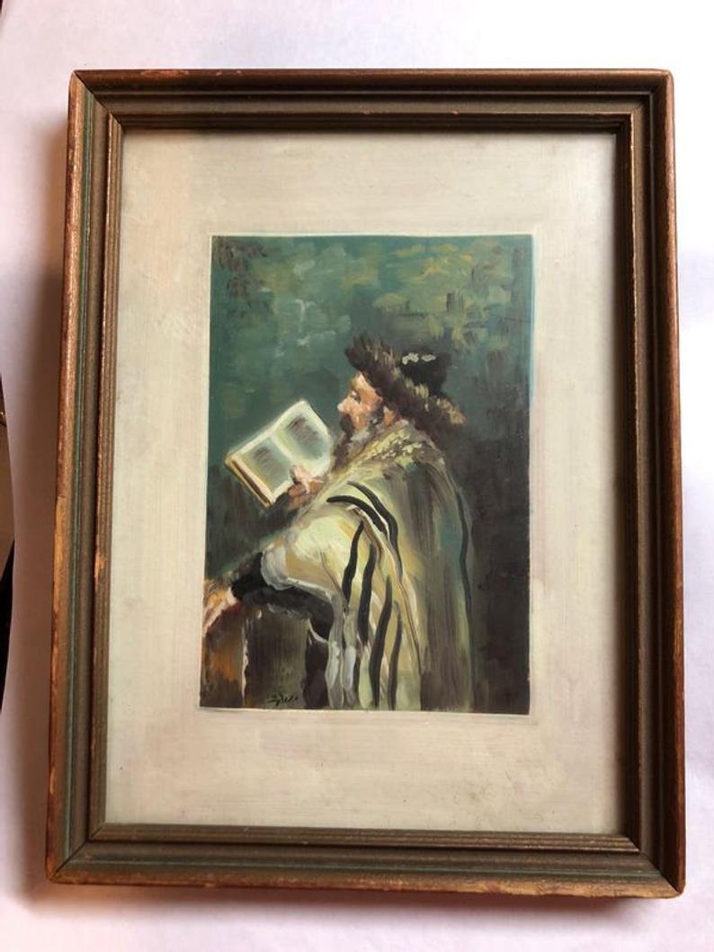 An Early Rabbi Late 19th Century or Early 1900’s O/C (1 of 5)