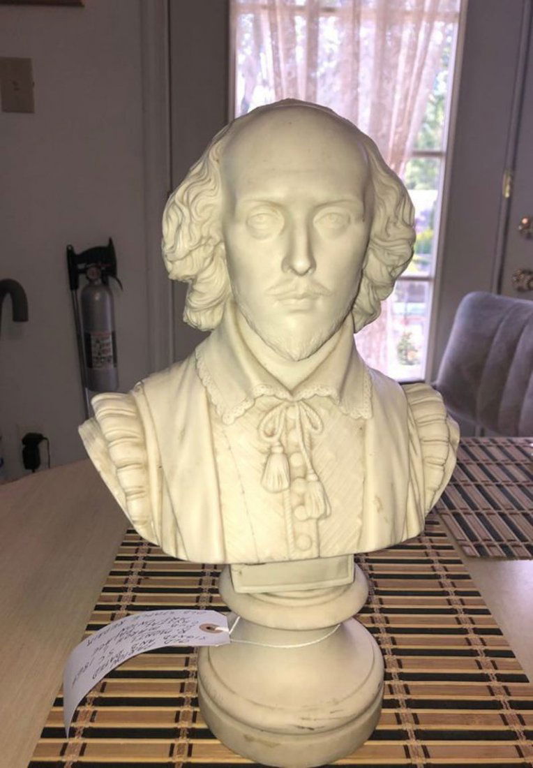 Raffael Monti Signed & Dated 1864 Parian Statue 13-1/2” (1 of 11)