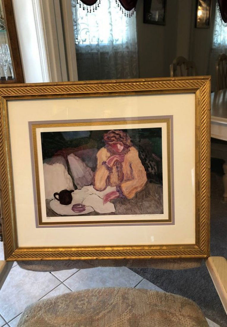 Barbara Wood’s 1980 Tea Time w/Margaret Signed & Number (1 of 5)