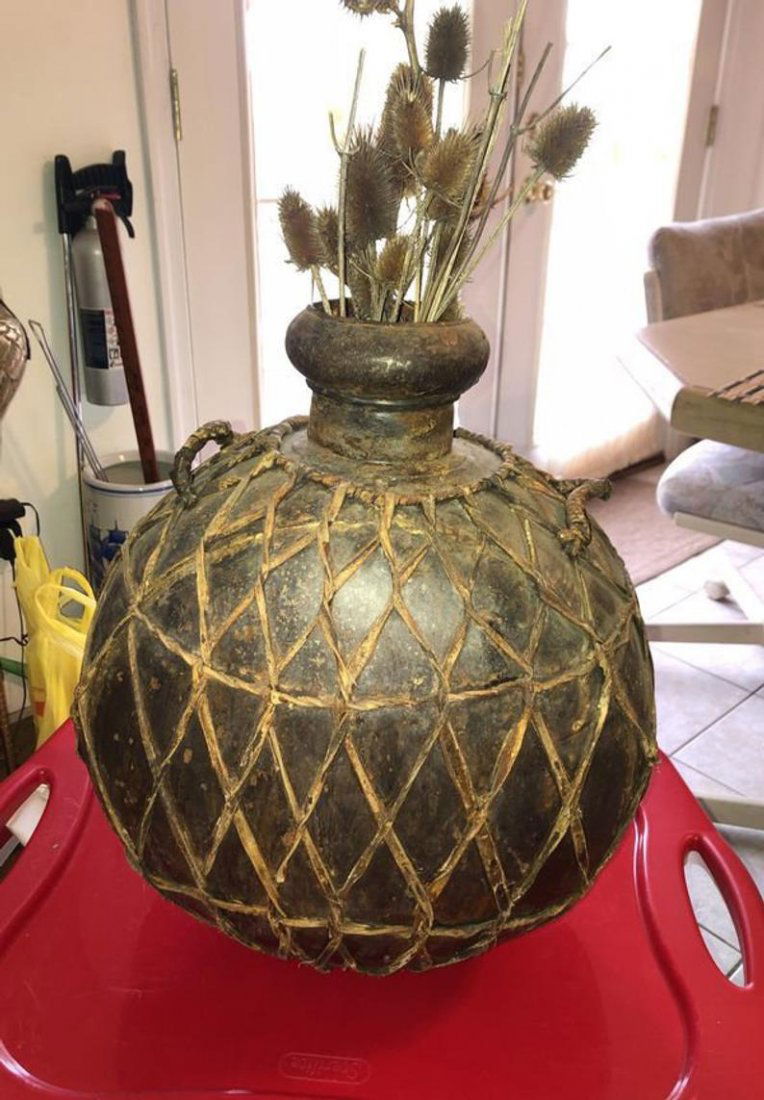 Primitive Large Distressed Metal Twined Leather Knotted (1 of 8)