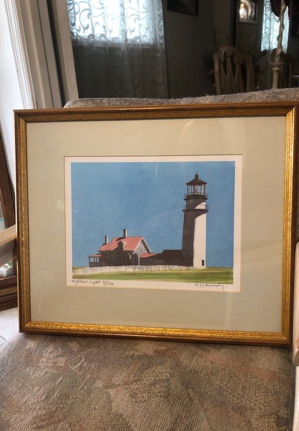 Harbor Light Signed Lithograph by Robert E. Kennedy (1 of 6)