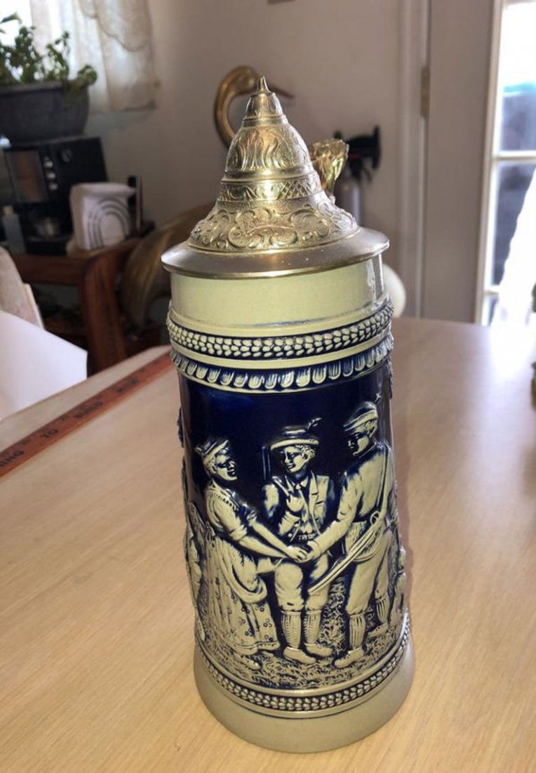 Vintage Original Gerz Gerzit 11” Tall Beer Stein (1 of 8)