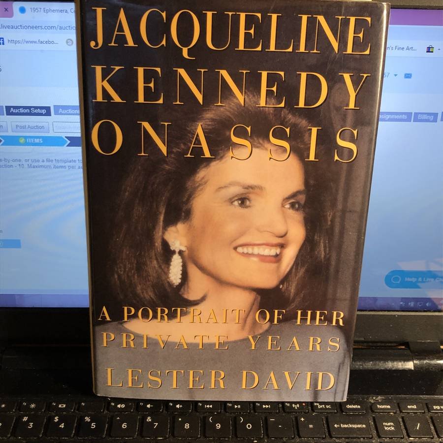 Jacqueline Kennedy Onassis Hardcover by David Lester: Jacqueline Kennedy Onassis Hardcover by David Lester Preowned in VG Condition. Shipping $5.00