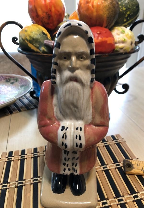 Hooded Victorian Style Santa Claus Ceramic 9” Tall..... (1 of 5)