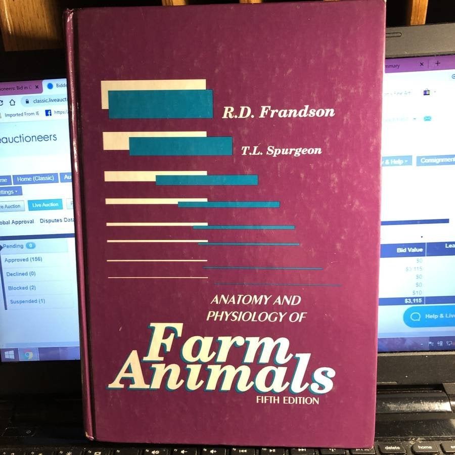 Farm Animals 5th Edition by Frandson in Fair - Good...: Farm Animals 5th Edition by Frandson in Fair - Good Condition Preowned. Shipping $5.00 Multiple Lots Won, the Shipping Fees will Combined or Adjusted.