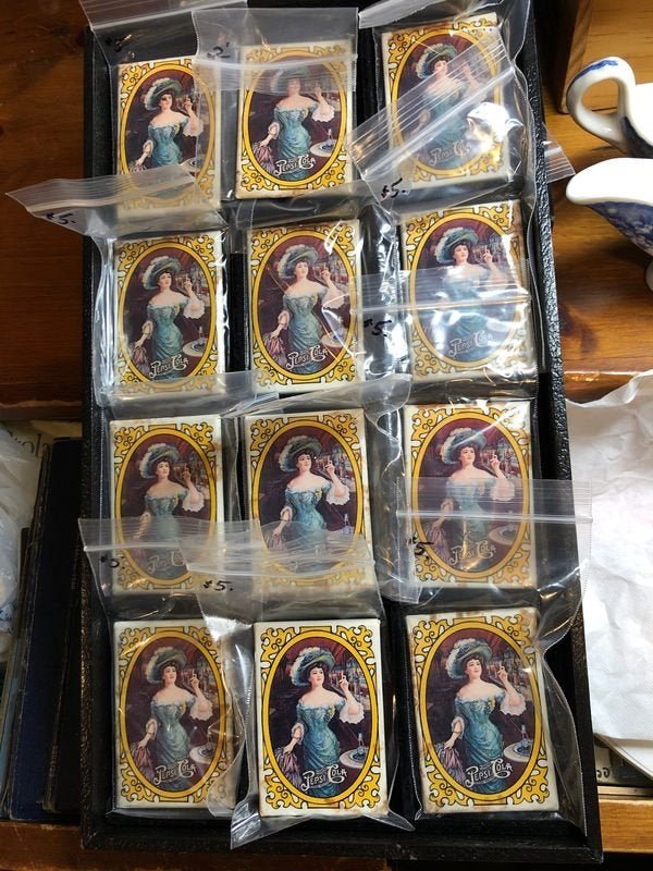 Lot of 12 Pepsi Cola Vintage Pocket Mirrors (1 of 3)