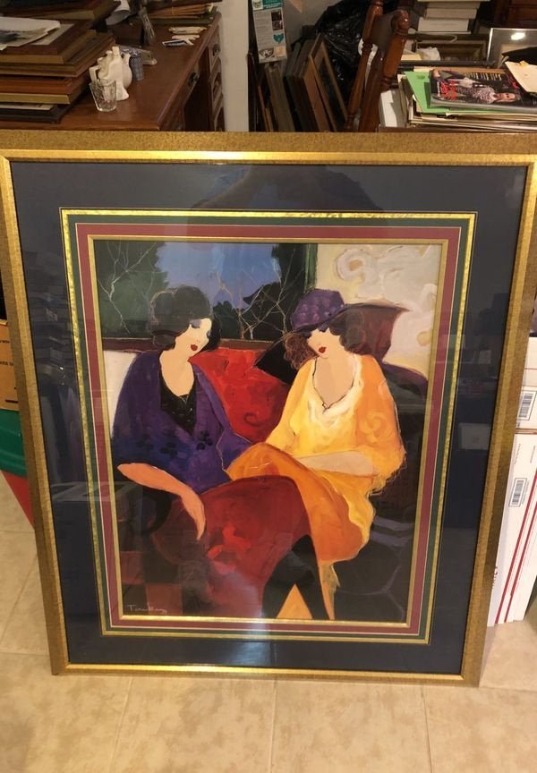 Superbly Framed “Tarkay” Large Print 35” x 41” in Vg... (1 of 6)