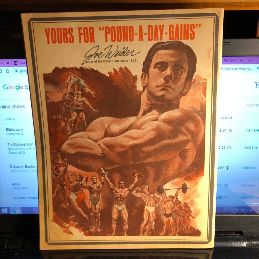 Early 1960's Joe Weider Gain Weight with Muscles Mag...: Early 1960's Joe Weider Gain Weight with Muscles Magazine in Good Condition. Shipping $5.00