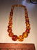 Vtg Graduated 24” Large Amber Bead Necklace Preowned - 4