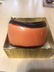 Vintage Graduated Orange & Brown Color Bakelite Bangle