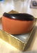 Vintage Graduated Orange & Brown Color Bakelite Bangle - 2