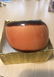 Vintage Graduated Orange & Brown Color Bakelite Bangle - 3