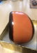 Vintage Graduated Orange & Brown Color Bakelite Bangle - 4