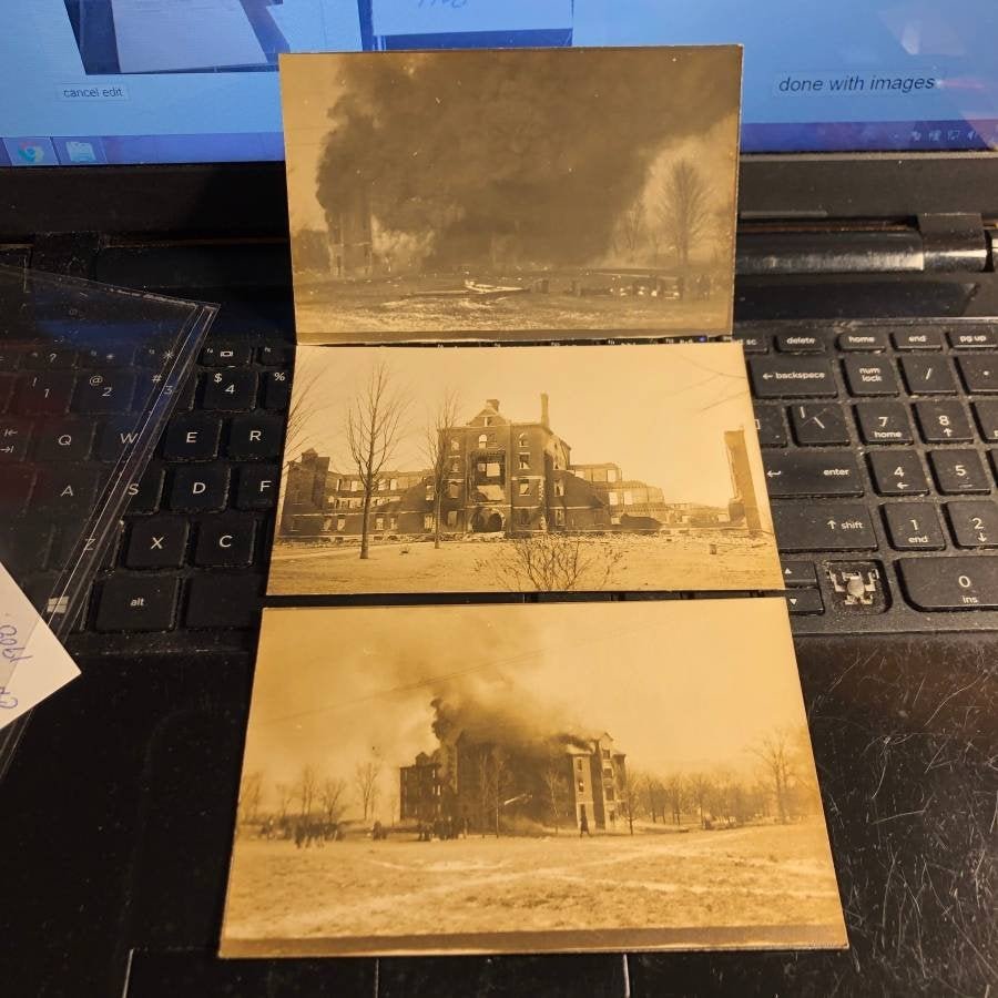 Fire at Highland Primary School 1908 Chelsea, Mass.... (1 of 6)