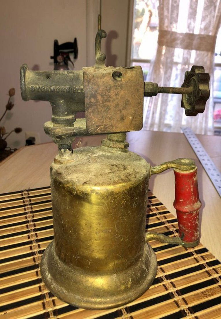 Vintage Brass Turner Blow Torch Preowned From an Estate (1 of 7)