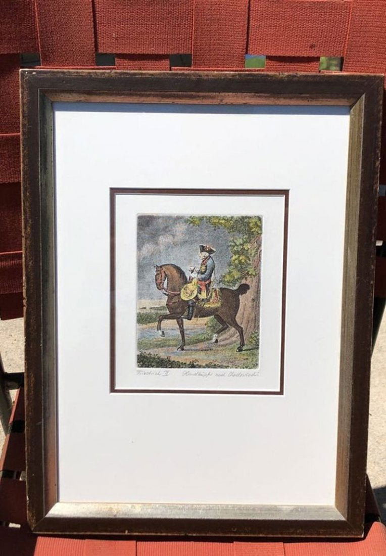 Original Radierung Frederick II Signed Etching/Print... (1 of 5)
