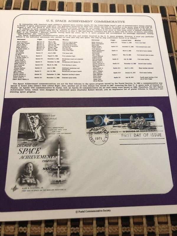 Lot of 10 First Day Covers On a Story Card Stock #30,,, (1 of 10)