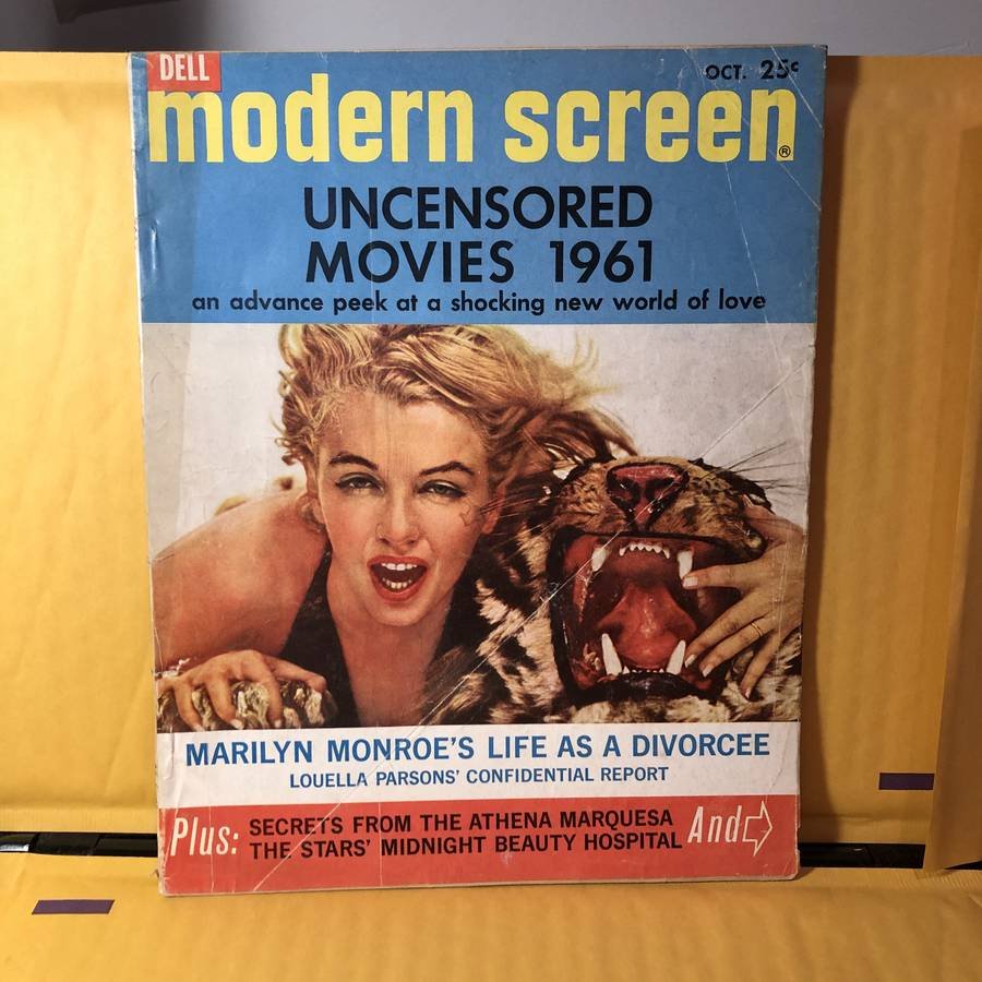 MARILYN MONROE Edition MODERN SCREEN OCT/1961 Magazine (1 of 3)