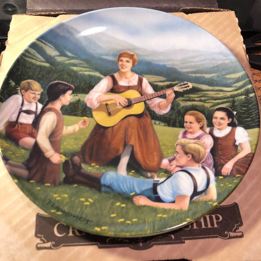 Sound of Music Do-Re-Mi Collector's Plate 1986 as Pic'd (1 of 3)