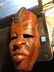 Vintage African Carved Head Wooden Mask Wall Hanger 11” - 2
