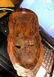 Vintage African Carved Head Wooden Mask Wall Hanger 11” - 4