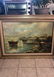 Vintage Huge LEPRINI Mediterranean Cove Oil Painting. - 3