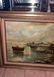 Vintage Huge LEPRINI Mediterranean Cove Oil Painting. - 4