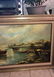 Vintage Huge LEPRINI Mediterranean Cove Oil Painting. - 5