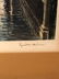 Vintage Venice Scene Signed Lithograph Framed Print... - 4